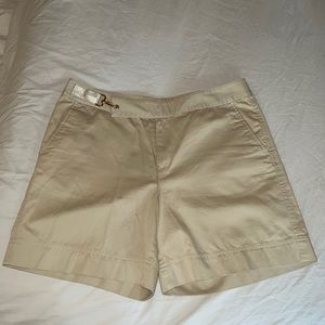 Ladies khaki shorts.  NWOT never worn